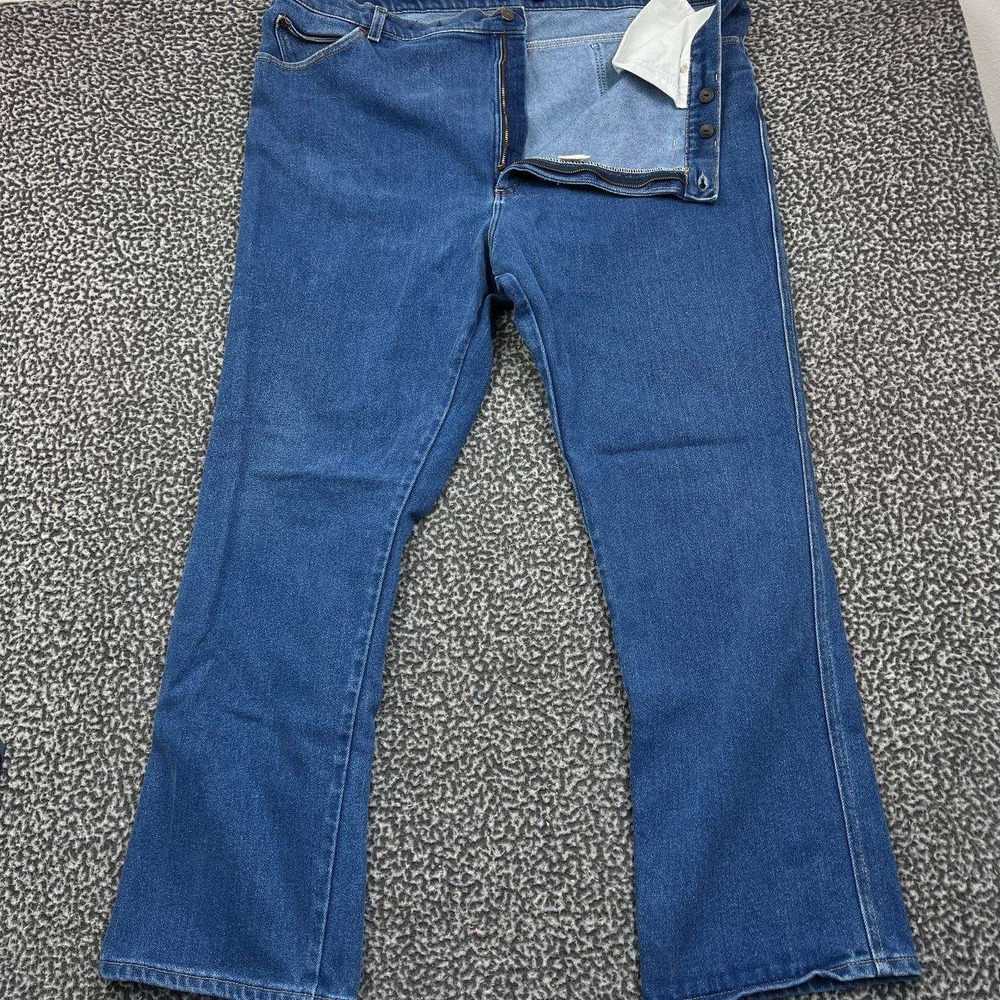 Vintage Lee Jeans Men‎ 48x34 Blue Denim Pants Straight Outdoor Pocket